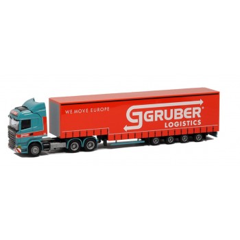 AWM 897281 Scania R Highline  Jumbo Gardinen PL "Gruber Logistics"