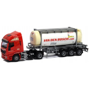 AWM 907791 Iveco Stralis Euro 6 HiWay 26ft. tankcontainer "Van den Bosch" 