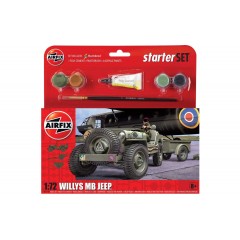 Airfix 55117 Small Starter Set Willys MB Jeep 1:72