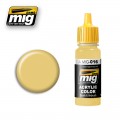 Mig 0016 Acryl Kleur Ral 8020 Yellow Brown Tan Flesje 17Ml