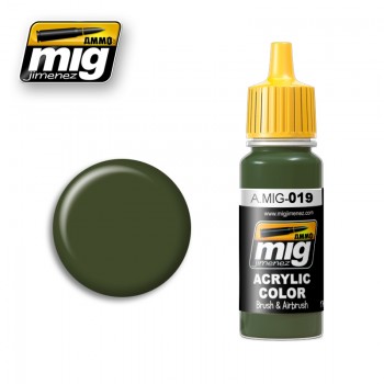 Mig 0019 Acryl Kleur 4Bo Russian Green Flesje 17Ml