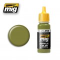 Mig 0058 Acryl Kleur Light Green Khaki Flesje 17Ml