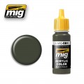 Mig 0081 Acryl Kleur Us Olive Drab Vietnam Fs 24087 Flesje 17Ml