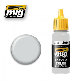 Mig 0209 Acryl Kleur Fs 36495 Light Gray Flesje 17Ml Mig 0209 Acryl Kleur Fs 36495 Light Gray Flesje 17Ml