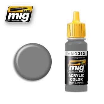 Mig 0212 Acryl Kleur Fs 26373 Silver Gray Flesje 17Ml Mig 0212 Acryl Kleur Fs 26373 Silver Gray Flesje 17Ml