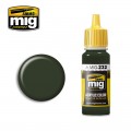 Mig 0232 Acryl Kleur Rlm 70 Black Green Flesje 17Ml