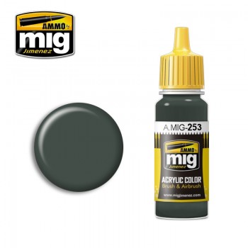 Mig 0253 Acryl Kleur Rlm 74 Grey Green Flesje 17Ml