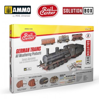 Rail Center 1200 Solution Box Weathering  "Duitse treinen"