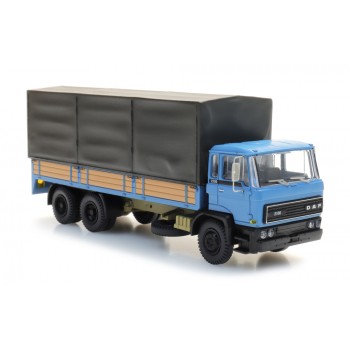 Artitec 487.052.11 DAF kantelcabine, Cabine B, tandemas, huif, blauw