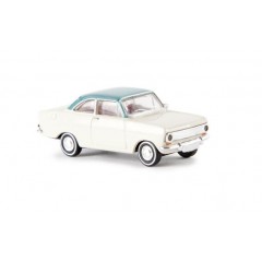 Brekina 20328 Opel Kadett A Coupé, weiß/wasserblau von Drummer
