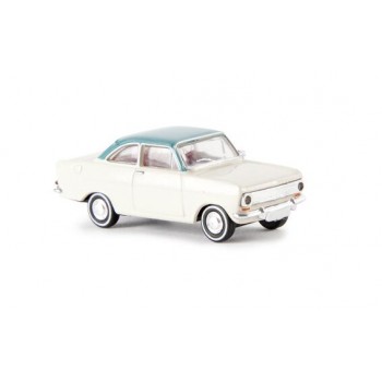 Brekina 20328 Opel Kadett A Coupé, weiß/wasserblau von Drummer Brekina 20328 Opel Kadett A Coupé, weiß/wasserblau von Drummer