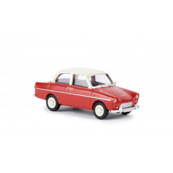 Brekina 27703 DAF 600 Rood/Ivoor 
