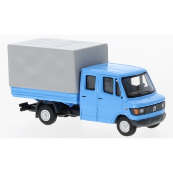 Brekina 36951 Mercedes L207 Dubbele cabine, blauw, 1988 Brekina 36951 Mercedes L207 Dubbele cabine, blauw, 1988