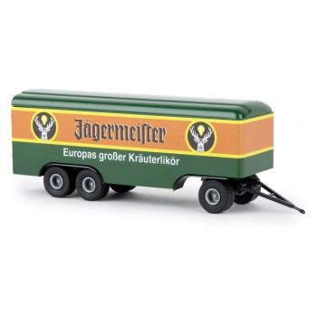 Brekina 55293 Aanhanger 3-assig Jagermeister Brekina 55293 Aanhanger 3-assig Jagermeister