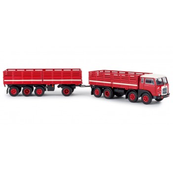 Brekina 58407 Fiat 690 Millepiedi rood/zwart Brekina 58407 Fiat 690 Millepiedi rood/zwart