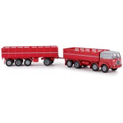 Brekina 58411 Fiat 690 Millepiedi rood/grijs