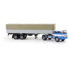 Brekina 71801 LIAZ 706 PP-Sattelzug blau/grau