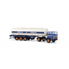Brekina 81040 MB LPS 1620 Tank-Sattelzug "Bertschi AG" blau, (CH)