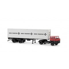 Brekina 82206 Henschel HS 16 TS 40ft-Container-SZ "Union Transport"