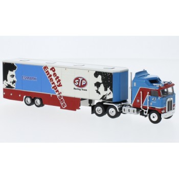 Brekina 85736 Kenworth K100 racetruck des Teams von Richard Petty 1:87