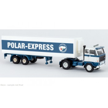 Brekina 85670 Volvo F89 Koffersattelzug "Polar Express" (FIN) 1:87 Brekina 85670 Volvo F89 Koffersattelzug "Polar Express" (FIN) 1:87
