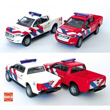 Busch 52800-105 Ford Ranger "Brandweer" 1:87