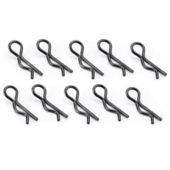 Carson 908062 Bodyclips 27mm zwart (10st)