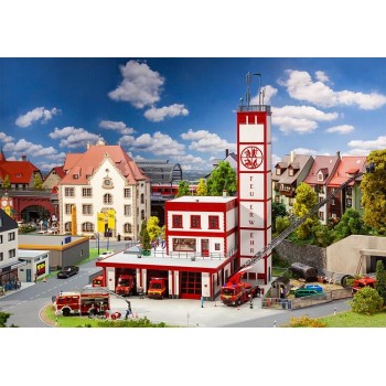 Faller 130159 Moderne Brandweerkazerne H0 Faller 130159 Moderne Brandweerkazerne H0