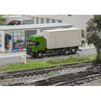 Faller 161480 Vrachtwagen Mb Sk94 Bouwcontainer Herpa H0