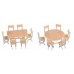 Faller 180957 2 Tafels En 12 Stoelen H0