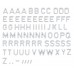 Faller 180965 Opschriften Set Abc H0