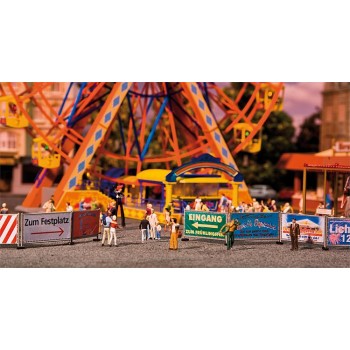 Faller 140358 Kermis-Dranghekken En Borden 720 Mm H0