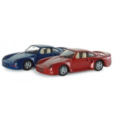Herpa 023818  Porsche 959 HighTech, standard Blauw