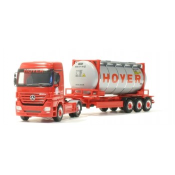 Herpa 273312 Mercedes-Benz Actros LH Container-Sattelzug "Hoyer" Herpa 273312 Mercedes-Benz Actros LH Container-Sattelzug "Hoyer"