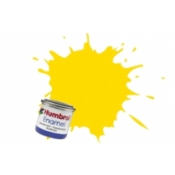 Humbrol Enamel nr.69 geel gl.tinl.nr.1 (14ml)