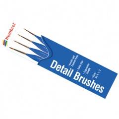 Humbrol AG4304 Detail penselen (4 soorten) Sizes 00 - 0 - 1 - 2