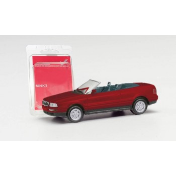 Herpa 012287-006 Audi 80 Cabrio rood (Minikit) 1:87