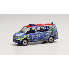 Herpa 096348 VW T6 Polizei Sachsen-Anhalt Infomobil 1:87 Herpa 096348 VW T6 Polizei Sachsen-Anhalt Infomobil 1:87