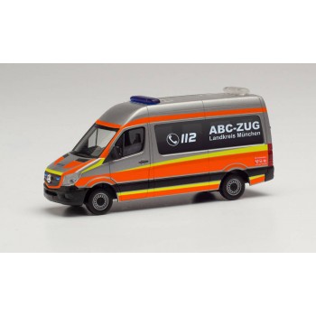 Herpa 096379 Mercedes Benz Sprinter `13 HD ABC-Zug Landkreis München 1:87