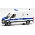 Herpa 096492 Mercedes Benz Sprinter Gefangenentransporter Polizei Berlin 1:87