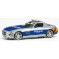 Herpa 096515 Mercedes Benz SLS AMG Polizei Showcar 1:87