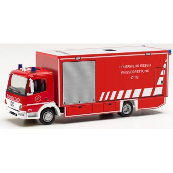 Herpa 096553 Mercedes Benz Atego KLKW Feuerwehr Essen Wasserrettung 1:87