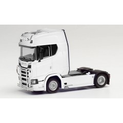 Herpa 310116004 Scania CS 20 HD 4x2 + lamp. Bullbar wit 1:87