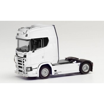 Herpa 310116004 Scania CS 20 HD 4x2 + lamp. Bullbar wit 1:87
