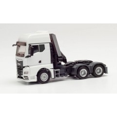 Herpa 313100 MAN TGX GX 6x4 + HIAB wit