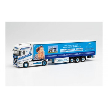 Herpa 313636 Scania CS HD G.Sz. Höhner / Planen Schmitz 1:87
