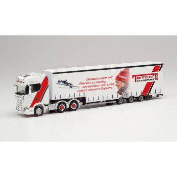 Herpa 313988 Scania CS 20 HD 6x4 M.Sz. Toten Transport / Maren Lundby 1:87 *** Opruiming ***