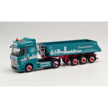 Herpa 314046 Mercedes Benz Actros B. 2.5 Schm. Kipp-Sz. Sauerbaum 1:87
