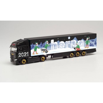 Herpa 314176 Iveco S-Way K.Sz. Herpa Weihnachten/X-Mas 2021 1:87 Herpa 314176 Iveco S-Way K.Sz. Herpa Weihnachten/X-Mas 2021 1:87