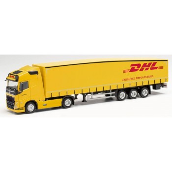 Herpa 314626 Volvo FH Gl. Schmitz Ecoflex DHL 1:87 Herpa 314626 Volvo FH Gl. Schmitz Ecoflex DHL 1:87